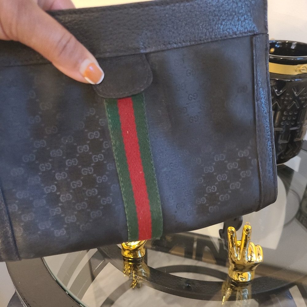 Black Vintage Gucci Small Clutch
